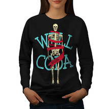 Wellcoda Anatomy Skeleton Womens Sweatshirt, Fashion Casual Pullover Jumper - £22.74 GBP+
