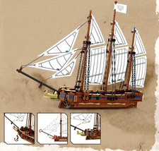 Minifigure Custome Sailing Ship Pirate Sailboat s  - $1,099.42 MXN