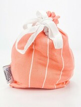 Hello Mello Beaach Bum Orange White Striped Lounge Shorts S M Pockets Dr... - $11.96