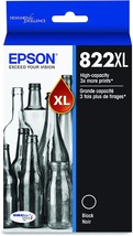 EPSON T822 DURABrite Ultra Ink High Capacity Black Cartridge (T822XL120-... - $54.99