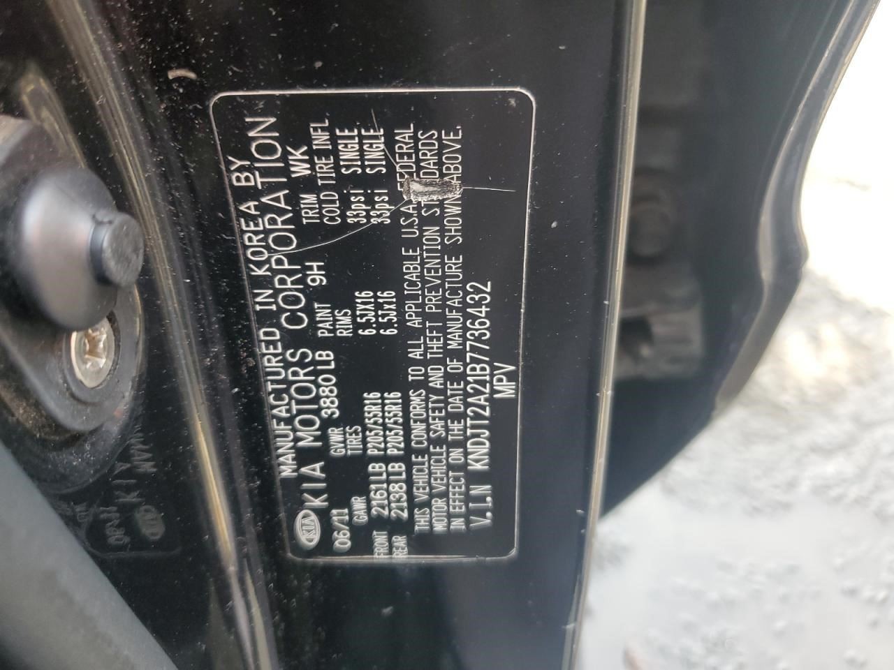 Passenger Side View Mirror Power Non-heated Fits 10-13 SOUL 1415731 Item image 13
