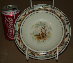 Pheasant Bowl Porcelain China Vintage Antique Bowls Plates # 04 - £321.38 GBP