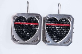 Daslin Southwestern Sterling beaded hearts earrings - £66.17 GBP