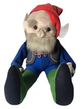 Folktails Folkmanis Furry Puppets Folk 23” Full Body Old Man with Hat &amp; Vest  - £46.77 GBP
