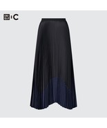 Uniqlo C Pleated Skirt Black Size Small - $1,514.47 MXN