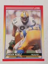 Brian Noble Green Bay Packers 1990 Score Card #268 - £0.73 GBP