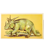 1975 STYRACOSAURUS Dinosaur Card Vintage Prehistoric Illustration Epheme... - $460.08 MXN