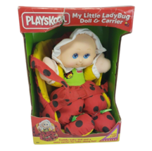 Vintage 1997 Playskool My Little Ladybug Doll &amp; Carrier # 5192 Stuffed Plush Toy - £59.91 GBP