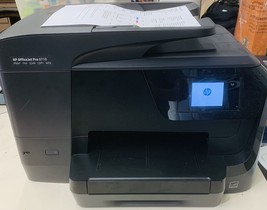 HP OfficeJet Pro 8710 All-in-One Wireless Color Printer Tested! Ink Inst... - $147.23