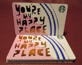 Starbucks 2017 YOU&#39;RE MY HAPPY PLACE Gift Card New with Tags - $89.26 MXN