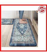 Bohemian Anti-Fatigue Kitchen Mats Set of 2 - Non-Slip &amp; Waterproof Comfort - $70.23 CAD