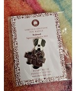 Charlie Bears Bedward Badger 2022 Enamel pin badge limited edition to 40... - $19.75