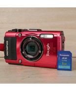 Olympus Stylus Tough TG-3 Waterproof Camera Red *Fair/Tested* - £76.32 GBP