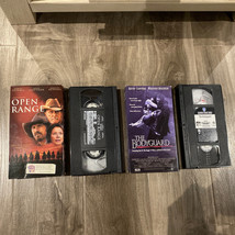 Lot Of 2 VHS Tapes - Kevin Costner - The Bodyguard &amp; Open Range - £7.86 GBP