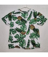 Knicker Bocker Mens Shirt Size XL hawaiian Vintage Casual Pineapples - £12.46 GBP