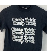 Vintage Cheap Trick T Shirt 1985 Tour Single Stitch Band Tee 2 Side Smal... - £95.63 GBP