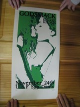 Godsmack Poster November 24th Cleveland Signed Numbered - £70.81 GBP