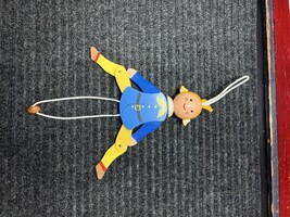 Vintage Sevi Italy Wooden String Marionette Jumping Jack Toy - £18.17 GBP