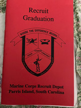 Marine Corps Recruit Graduation Parris Island SC October 2 1998 program - $27.50