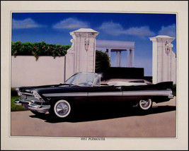1957 Plymouth Belvedere Conv. Orig Art Print Lithograph - £24.14 GBP