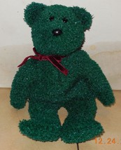 TY 2001 Holiday Teddy Bear Beanie Baby plush toy - £4.54 GBP