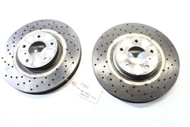2003-2005 INFINITI G35 350Z RWD FRONT PAIR LEFT &amp; RIGHT SIDE DRILLED ROT... - $184.00
