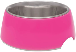 Loving Pets Hot Pink Retro Bowl Small - 1 count Loving Pets Hot Pink Retro Bowl - £20.87 GBP