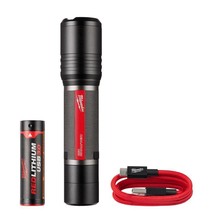 Milwaukee Redlithium Usb Flashlight Kit 2000 Lumen Slide Focus - $157.69