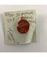 McDonald&#39;s Seasons Greetings Christmas Ornament Collectible Lapel Pin Vi... - $21.73