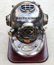 Mark V 18&quot; Full Copper &amp; Brass Diving Helmet/Divers Helmet Us Navy Mark V - $6,205.68 MXN