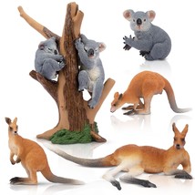 7Pcs Australian Wildlife Animal Figurines Includes Koala And Kangaroo Fi... - £22.01 GBP