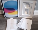 Empty box Only Apple iPad 10th generation Wi-Fi + Cellular 64GB Blue W I... - $9.74