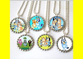 Bluey cartoon 10 Necklaces Necklace Birthday party favors gifts for Good... - £9.73 GBP