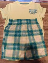 Cat &amp; Jack Boys Shirt And Shorts Outfit. Size Medium. NWOT. A2 - $10.88