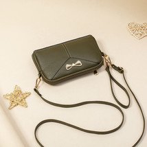 Women&#39;s Small Bag Mobile Phone Bag Soft Leather Clutch Bag Multi-Layer Shoulder  - £21.86 GBP