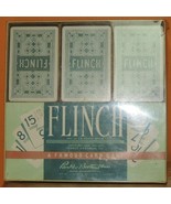 Vintage 1951 Flinch Card Game Parker Brothers 150 Cards w Box &amp; Instruct... - $17.99
