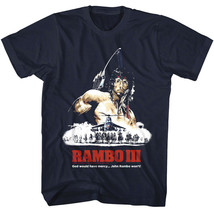 Rambo God Would Have Mercy Men&#39;s T Shirt John Rambo Won&#39;t Movie Merch - £19.53 GBP+