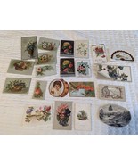 Lot of 21 Vintage Flower Cut outs. scrapbooking. - $93.34 MXN