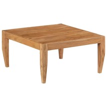vidaXL Acacia Brown Square Coffee Table, Solid Wood Construction, Compact - $4,445.94 MXN