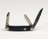 Vintage Cut Co. small 3-blade pocket knife black handle Prov. USA Cutco - $59.39