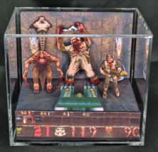 Quake - 3D Cube Handmade Diorama - Video Games - Shadowbox - $69.19