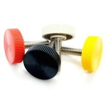 5/16&quot; Knurled Thumb Screw Bolts Choose Length &amp; color 1/2&quot; - 3&quot; Length 4 Pack - £10.70 GBP+