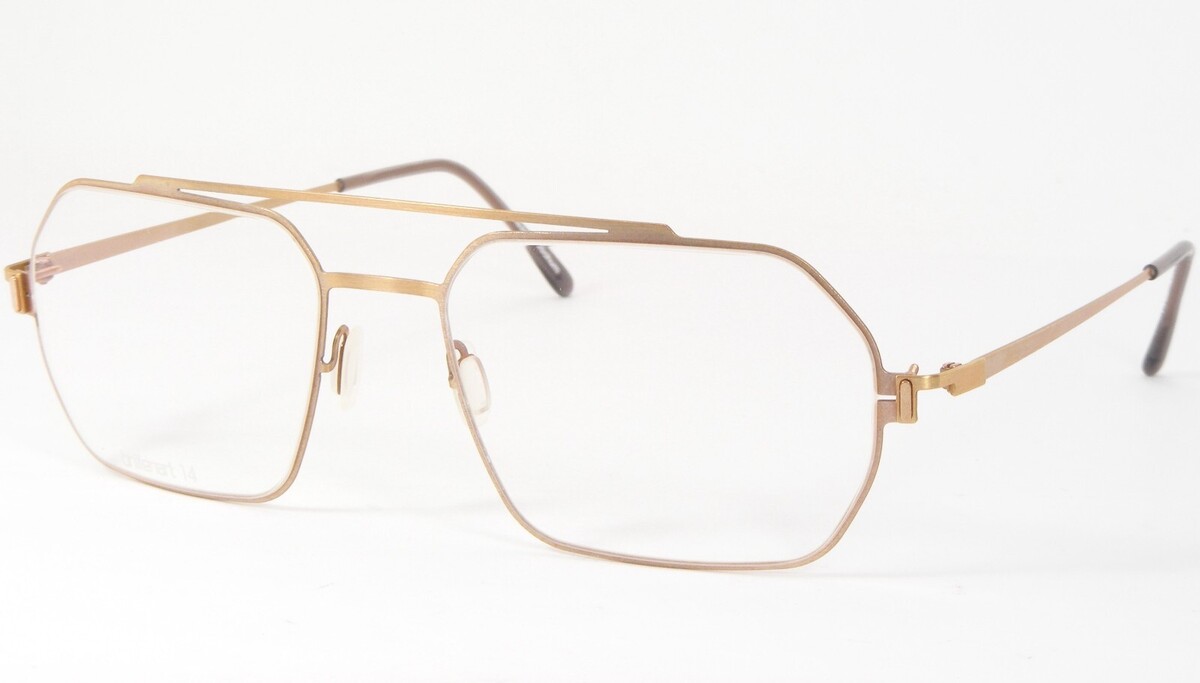 Monture De Lunettes Unique Rare BO44 14 14RM 2 26 Or/Rose 54-16-138Mm - $194.85