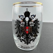 Austria Double Eagle Shield Coat Of Arms Logo 1/8th Liter Shot Glass - £11.64 GBP