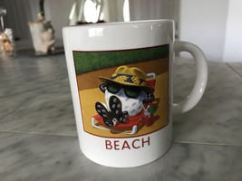 Cypress Home Golf Ball Beach Be The Ball Ceramic Mug 3.9H  - £10.17 GBP