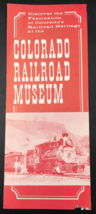 VTG Colorado Railroad Museum Brochure Pamphlet Golden CO - £7.34 GBP