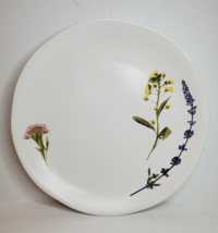 Bee &amp; Willow Charlotte Floral Wildflower Appetizer Salad Bread Dessert Plate - $16.78