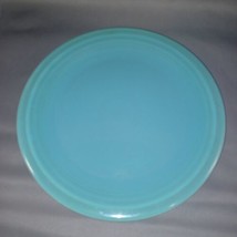 VINTAGE ORIGINAL FIESTAWARE TURQUOISE 9 1/2 &quot; PLATE- HAS STAINING SEE PI... - £14.66 GBP