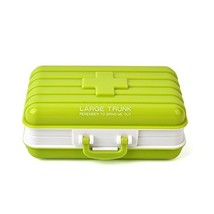 Portable Trunk Shaped Pill Case Box Travel Medication Carry Case - Daily... - £7.77 GBP