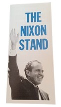1968 Richard Nixon Campaign Brochure The Nixon Stand  Vietnam War Crime etc - £6.92 GBP